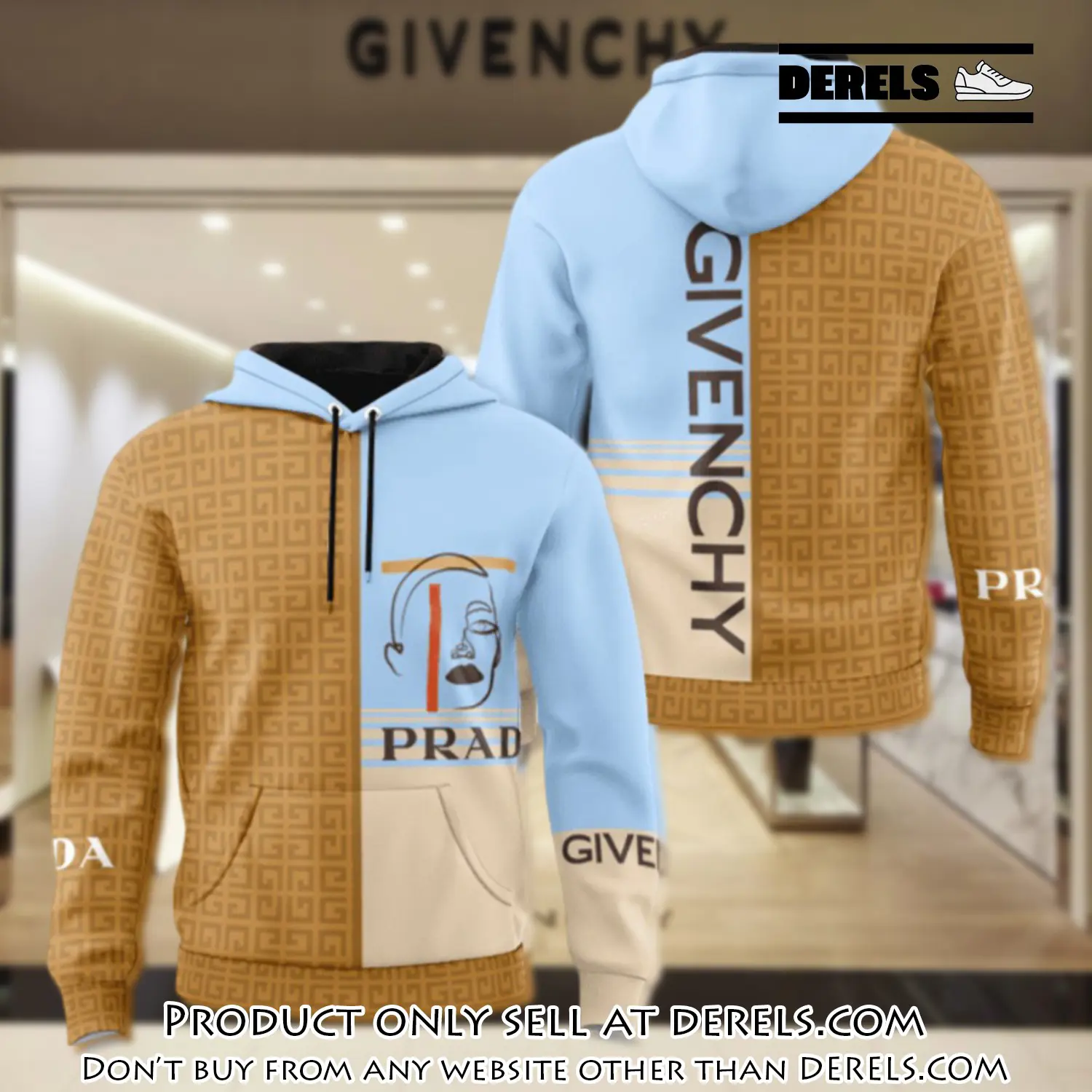 Givenchy prada unisex hoodie luxury brand gifts  jh2287 dr1945952
